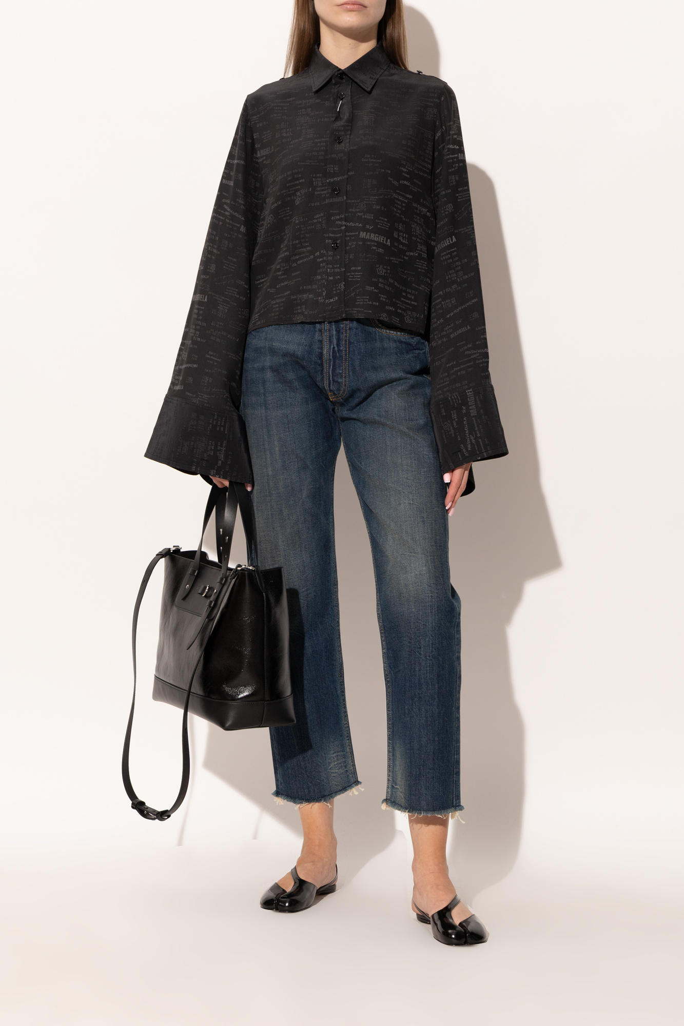 Maison Margiela 'Tabi' cut-out ballet flats | Women's | Vitkac